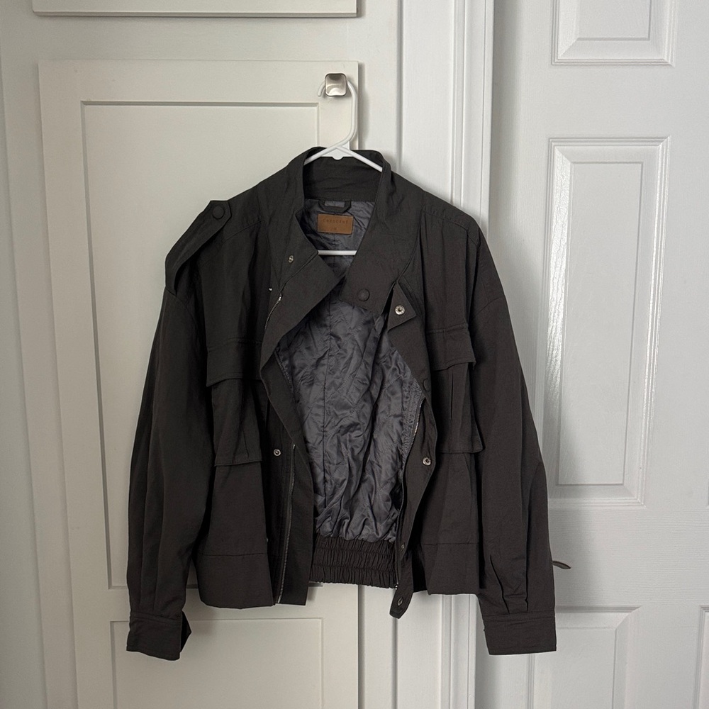 Crescent Women’s Gray Military Field Jacket